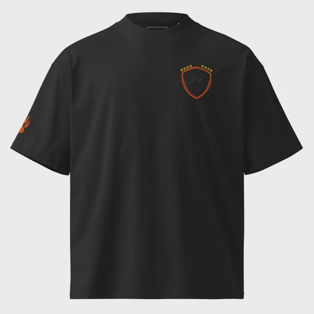 Load video: Villi Peto oversized high neck t-shirt